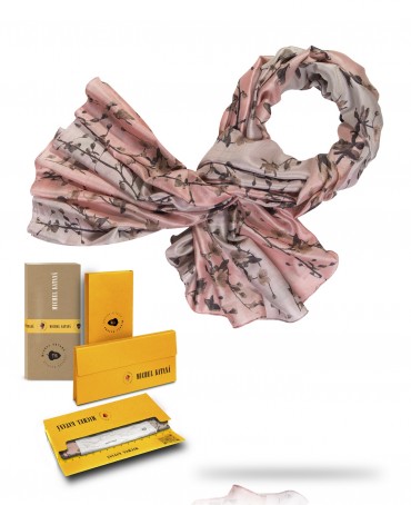 Палантин Женский SN40-ORCHIDEES/PECHE